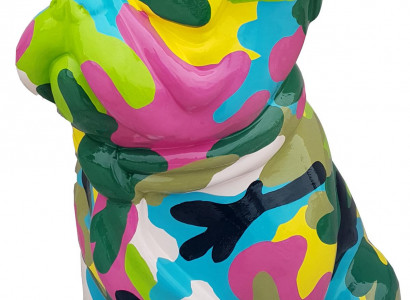 Hund Design Figuren Skulpturen Bulldogge Moderne Skulptur Deko Skulpturen Neu